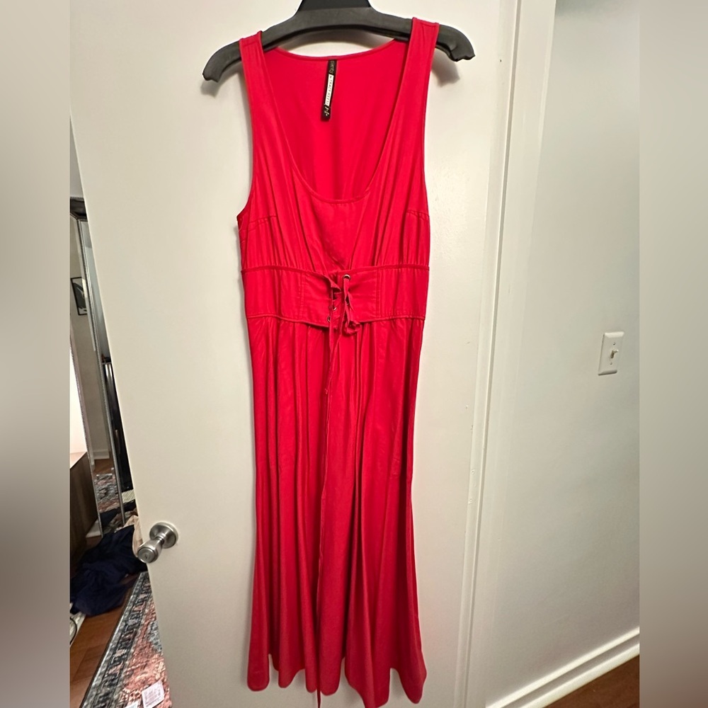 Anthropologie x Plenty by Tracy Reese corset maxi dress